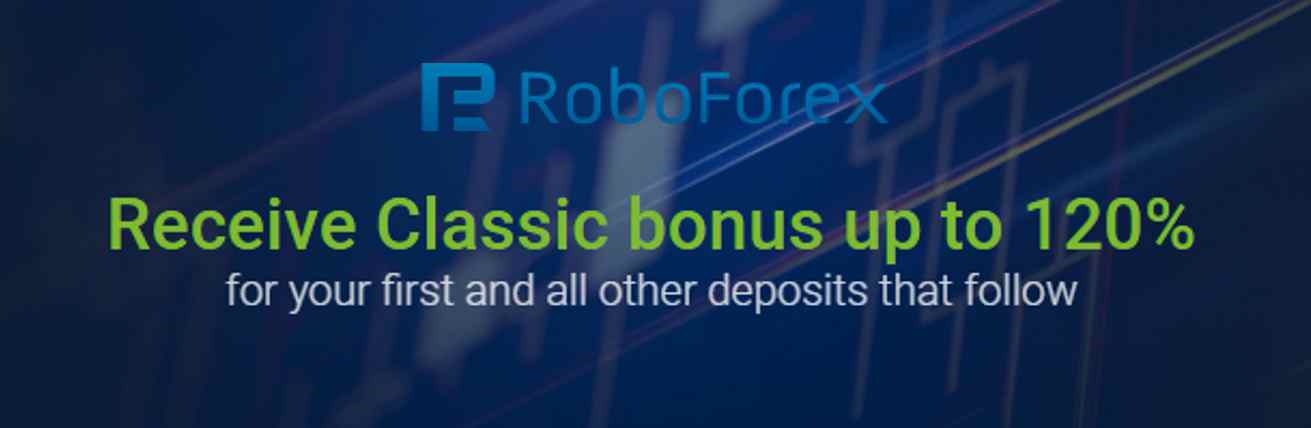 Up to 120% Classic Bonus – RoboForex