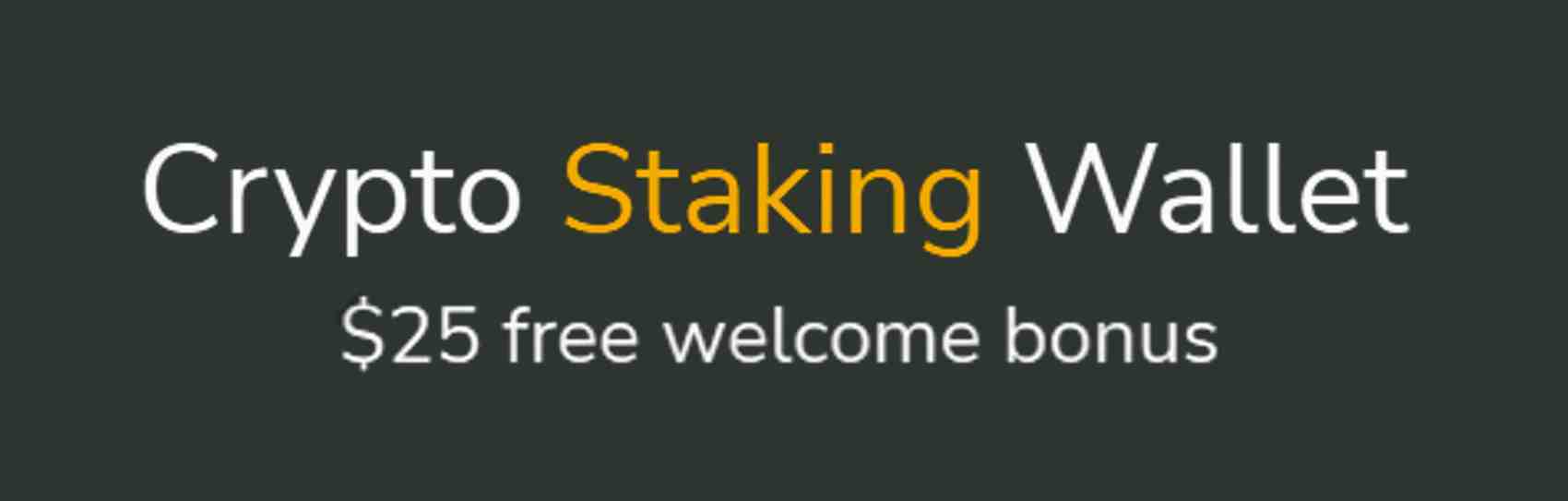  Free Welcome Bonus – StakeItWallet