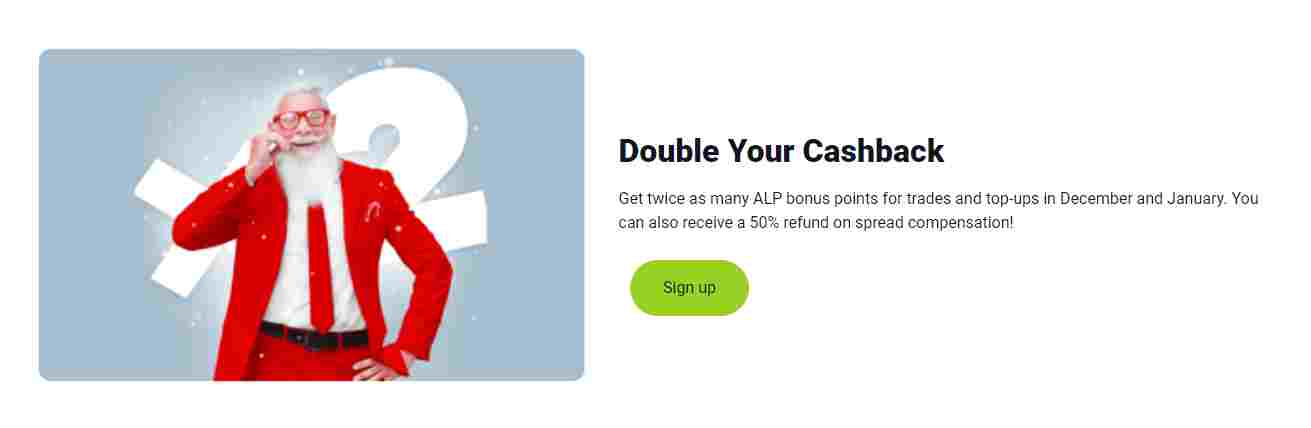 Double Your Cashback – Alpari