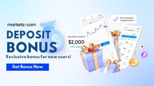 Markets.com Get Upto $2000 First Deposit Bonus